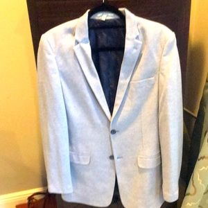 Older boys light blue blazer never worn - perfect condition